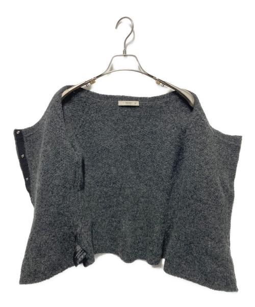 PRADA（プラダ）PRADA (プラダ) ウールニットカーディガン グレー サイズ:38の古着・服飾アイテム