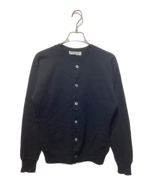 ROBE DE CHAMBRE COMME DES GARCONS（ローブドシャンブル コムデギャルソン）ROBE DE CHAMBRE COMME DES GARCONS (ローブドシャンブル コムデギャルソン) ウールカーディガン ブラック サイズ:Mの古着・服飾アイテム