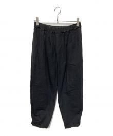 journal standard luxe（ジャーナルスタンダード ラックス）の古着「ドビークロス タックイージーパンツ」｜グレー