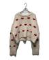 NKNIT（ンニット）の古着「HEART Pattern Knit」｜ベージュ
