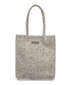 Deci Coutureデシクチュール）の古着「Fancy Tweed Tote Bag」｜アイボリー