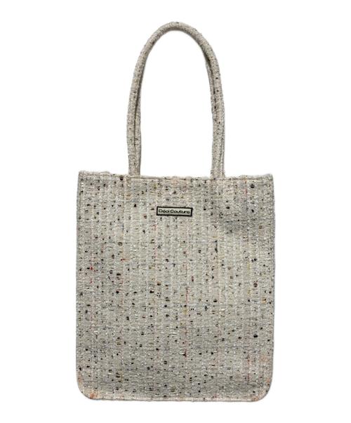 Deci Couture（デシクチュール）Deci Couture (デシクチュール) Fancy Tweed Tote Bag アイボリー 未使用品の古着・服飾アイテム