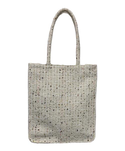 Deci Couture（デシクチュール）Deci Couture (デシクチュール) Fancy Tweed Tote Bag アイボリー 未使用品の古着・服飾アイテム