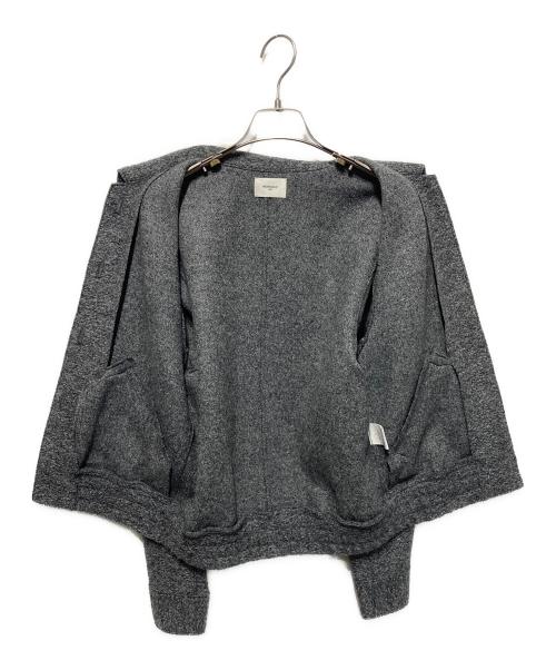 WRAPINKNOT（ラッピンノット）WRAPINKNOT (ラッピンノット) ウールブルゾン グレー サイズ:０の古着・服飾アイテム