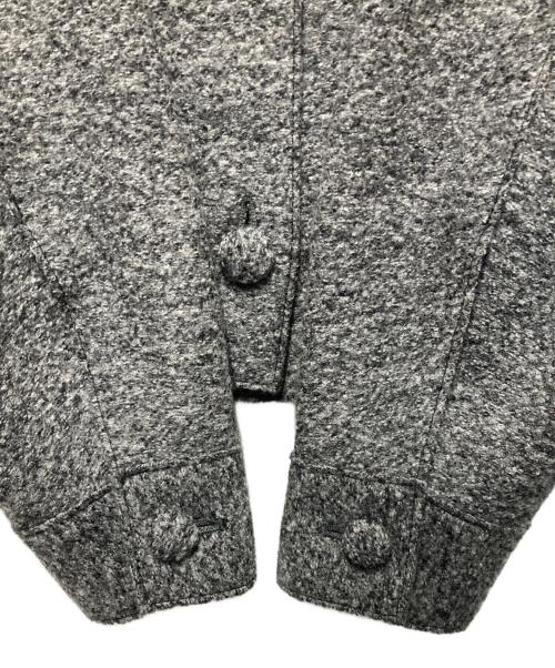 WRAPINKNOT（ラッピンノット）WRAPINKNOT (ラッピンノット) ウールブルゾン グレー サイズ:０の古着・服飾アイテム