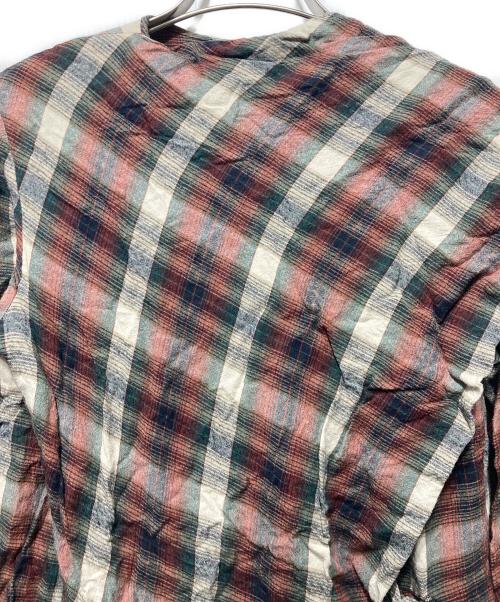 Vivienne Westwood RED LABEL（ヴィヴィアンウエストウッドレッドレーベル）Vivienne Westwood RED LABEL (ヴィヴィアンウエストウッドレッドレーベル) アシンメトリーチェックワンピース レッド サイズ:2の古着・服飾アイテム