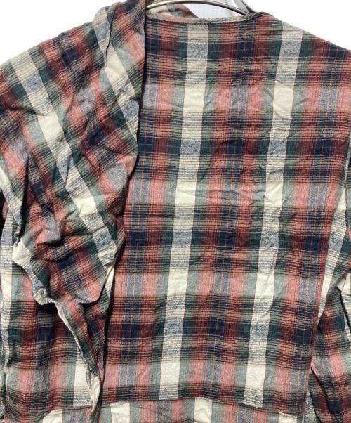 Vivienne Westwood RED LABEL（ヴィヴィアンウエストウッドレッドレーベル）Vivienne Westwood RED LABEL (ヴィヴィアンウエストウッドレッドレーベル) アシンメトリーチェックワンピース レッド サイズ:2の古着・服飾アイテム