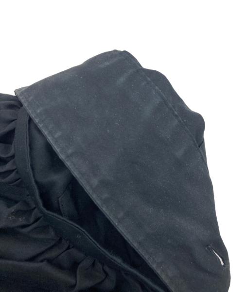 COMME des GARCONS HOMME PLUS（コムデギャルソンオムプリュス）COMME des GARCONS HOMME PLUS (コムデギャルソンオムプリュス) ギャザーボリュームスリーブコットンシャツ ブラック サイズ:Sの古着・服飾アイテム