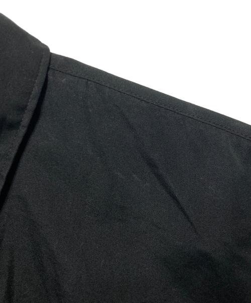 COMME des GARCONS HOMME PLUS（コムデギャルソンオムプリュス）COMME des GARCONS HOMME PLUS (コムデギャルソンオムプリュス) ギャザーボリュームスリーブコットンシャツ ブラック サイズ:Sの古着・服飾アイテム