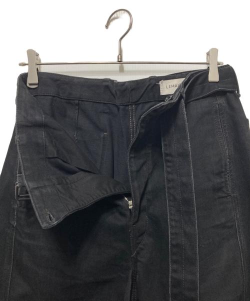 LEMAIRE（ルメール）LEMAIRE (ルメール) TWISTED BELTED PANTS/ツイストベルテッドパンツ グレー サイズ:Mの古着・服飾アイテム