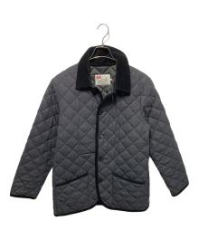 Traditional Weatherwear（トラディショナルウェザーウェア）の古着「WAVERLY キルティングコート」｜ブラック×グレー