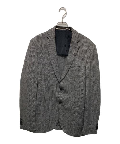 HUGO BOSS（ヒューゴ ボス）HUGO BOSS (ヒューゴ ボス) グレンチェックテーラードジャケット グレー サイズ:48の古着・服飾アイテム