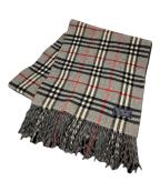 Burberry'sバーバリーズ）の古着「ノバチェックストール」｜グレー