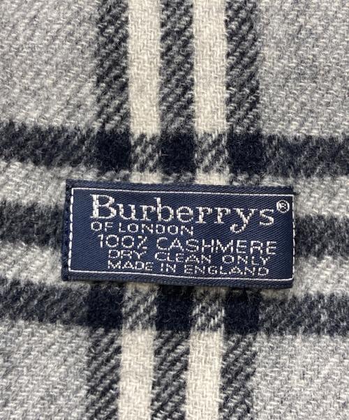 Burberry's（バーバリーズ）Burberry's  (バーバリーズ) ノバチェックストール グレーの古着・服飾アイテム
