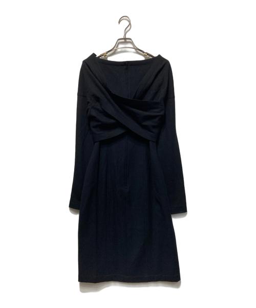 tricot COMME des GARCONS（トリココムデギャルソン）tricot COMME des GARCONS (トリココムデギャルソン) 80'sセットアップウールワンピース ブラック サイズ:Mの古着・服飾アイテム