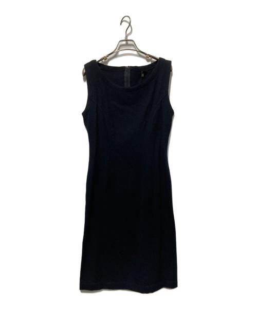 tricot COMME des GARCONS（トリココムデギャルソン）tricot COMME des GARCONS (トリココムデギャルソン) 80'sセットアップウールワンピース ブラック サイズ:Mの古着・服飾アイテム