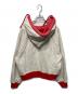 FUMIKA UCHIDA (フミカウチダ) 2-TONE PULLOVER HOODIE ホワイト×レッド サイズ:M：25000円