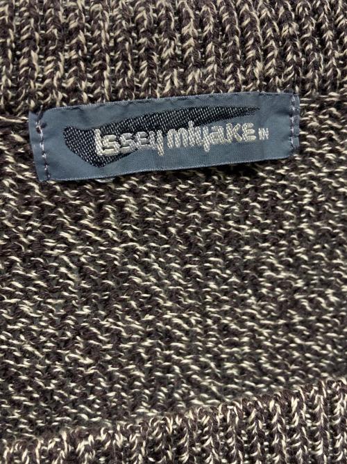 ISSEY MIYAKE MEN（イッセイミヤケメン）ISSEY MIYAKE MEN (イッセイミヤケメン) 襟月ニット ブラウン サイズ:Mの古着・服飾アイテム