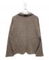 ISSEY MIYAKE MEN (イッセイミヤケメン) 襟月ニット ブラウン サイズ:M：20000円