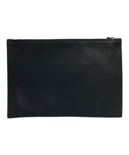 Maison Margiela（メゾンマルジェラ）Maison Margiela (メゾンマルジェラ) カーフレザーポーチ ブラックの古着・服飾アイテム