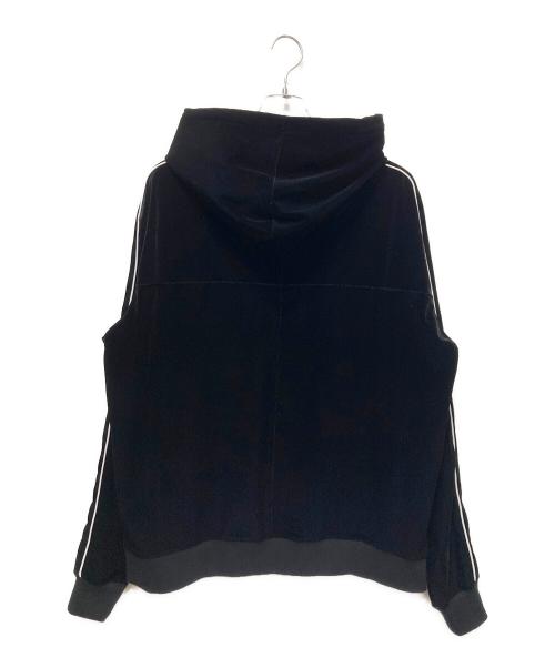 LAST NEST（ラストネスト）LAST NEST (ラストネスト) ベロアパーカー ブラック サイズ:XLの古着・服飾アイテム