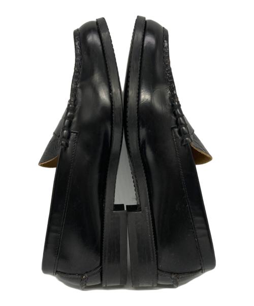 kenford（ケンフォード）kenford (ケンフォード) ペイズリーエンボスローファー ブラック サイズ:26.5の古着・服飾アイテム