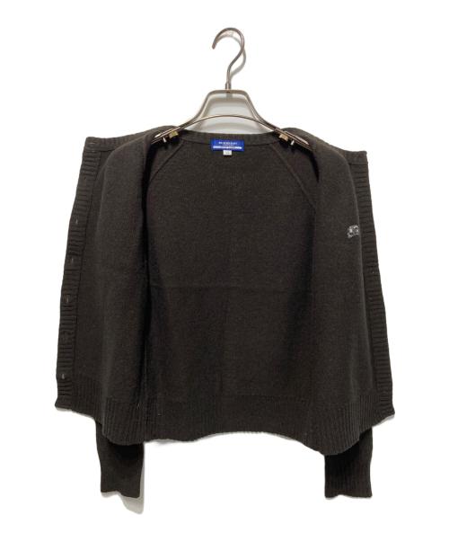 BURBERRY BLUE LABEL（バーバリー ブルー レーベル）BURBERRY BLUE LABEL (バーバリー ブルー レーベル) カーディガン ブラウン サイズ:Mの古着・服飾アイテム