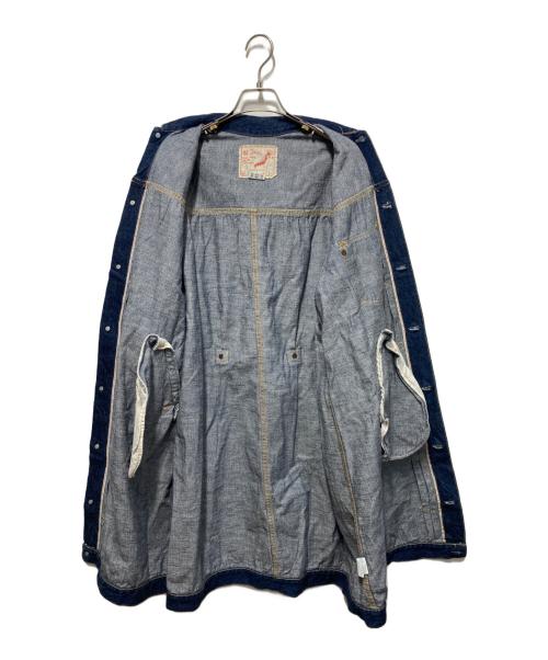 orSlow（オアスロウ）orSlow (オアスロウ) PLEATED FRONT COAT インディゴ サイズ:XSの古着・服飾アイテム
