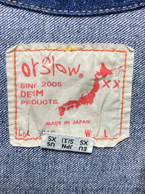orSlow（オアスロウ）orSlow (オアスロウ) PLEATED FRONT COAT インディゴ サイズ:XSの古着・服飾アイテム