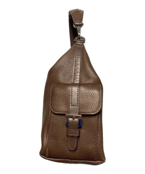 LONGCHAMP（ロンシャン）LONGCHAMP (ロンシャン) ショルダーバッグ ブラウンの古着・服飾アイテム