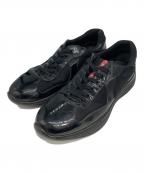 PRADA SPORTSプラダスポーツ）の古着「テクニカルファブリックスニーカー」｜ブラック