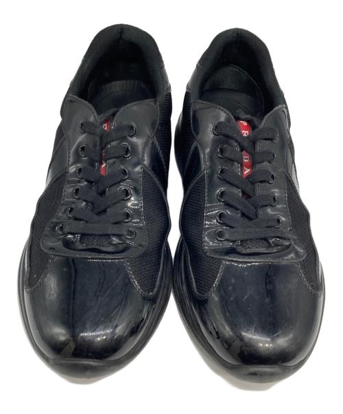 PRADA SPORTS（プラダスポーツ）PRADA SPORTS (プラダスポーツ) テクニカルファブリックスニーカー ブラック サイズ:9の古着・服飾アイテム