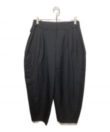 STELLA McCARTNEY（ステラマッカートニー）の古着「Pleated Wide Leg Trousers」｜ブラック