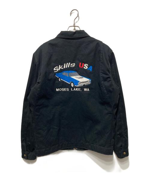 CarHartt（カーハート）CarHartt (カーハート) ツイルワークジャケット ブラック サイズ:Mの古着・服飾アイテム