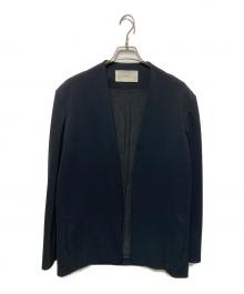 TODAYFUL（トゥデイフル）の古着「Collarless Twill JK カラーレスツイルジャケット」｜ネイビー