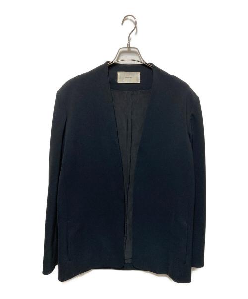 TODAYFUL（トゥデイフル）TODAYFUL (トゥデイフル) Collarless Twill JK カラーレスツイルジャケット ネイビー サイズ:38の古着・服飾アイテム