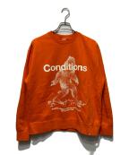 NIKE ACGナイキエーシージー）の古着「プルオーバー クルーネック スウェットシャツ」｜オレンジ