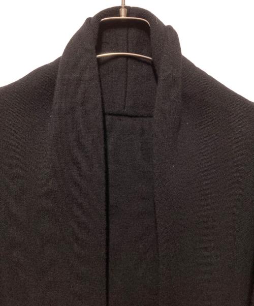 MUSE de Deuxieme Classe（ミューズ ドゥーズィエム クラス）MUSE de Deuxieme Classe (ミューズ ドゥーズィエム クラス) スムースニットガウンコート ブラック サイズ:FREEの古着・服飾アイテム
