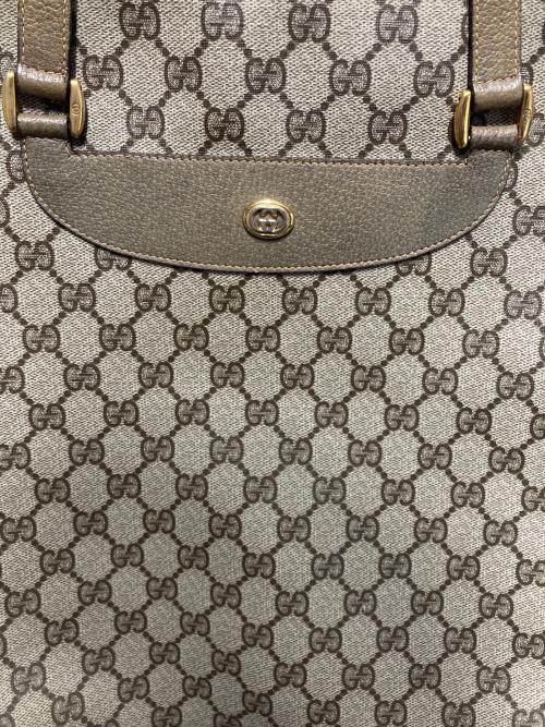 GUCCI（グッチ）GUCCI (グッチ) GGトートバッグ ブラウンの古着・服飾アイテム