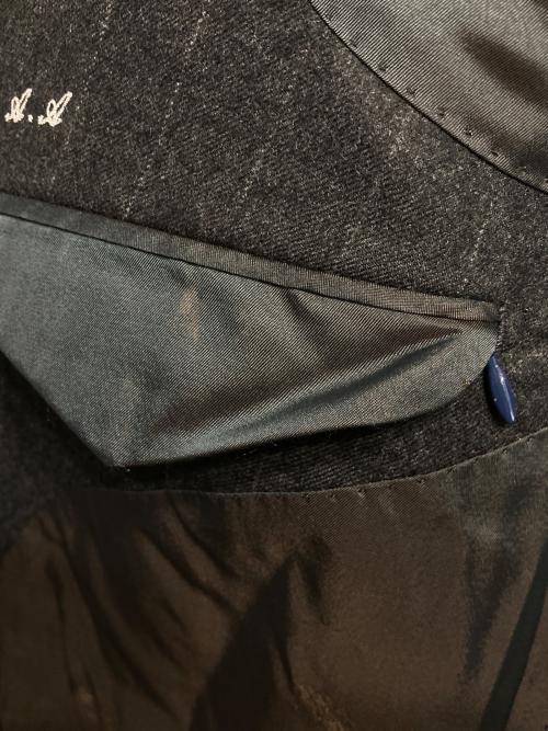 Burberry's（バーバリーズ）Burberry's (バーバリーズ) テーラードジャケット ブラック サイズ:BE-6の古着・服飾アイテム