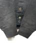 中古・古着 KHOKI (コッキ) Vintage-effect sweat cardigan/ヴィンテージエフェクト スウェットカーディガン ブラック サイズ:3：30000円