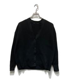 AP STUDIO（エーピーストゥディオ）の古着「ワイドニット カーディガン」｜ブラック
