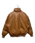 EVISEN SKATEBOARDS (エビセン スケートボード) 23AW フェイクレザーダウンジャケット ブラウン サイズ:L：11000円