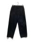 COOTIE PRODUCTIONS（クーティープロダクツ）の古着「Cotton Gabardine 2 Tuck Easy Pants」｜ブラック