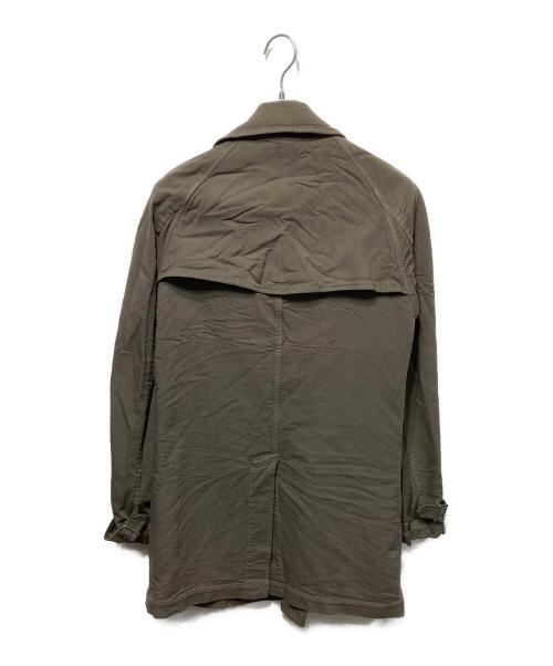 COMME des GARCONS HOMME（コムデギャルソン オム）COMME des GARCONS HOMME (コムデギャルソン オム) ポリ縮絨ステンカラーコート ブラウン サイズ:Sの古着・服飾アイテム
