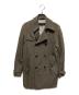 COMME des GARCONS HOMME（コムデギャルソン オム）の古着「ポリ縮絨ステンカラーコート」｜ブラウン