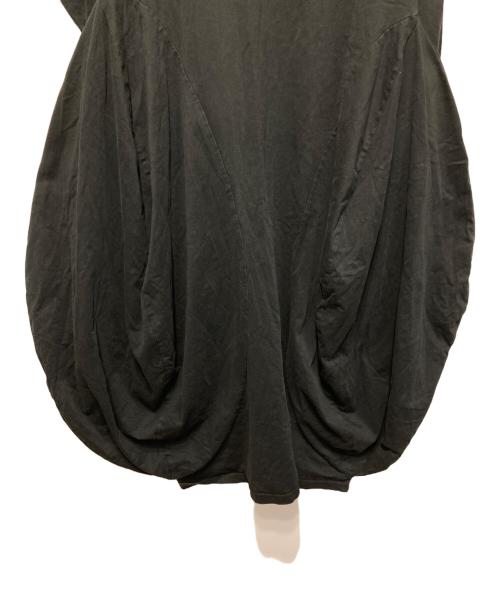 nagonstans（ナゴンスタンス）nagonstans (ナゴンスタンス) カットソーワンピース ブラック サイズ:Mの古着・服飾アイテム