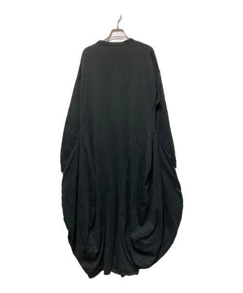 nagonstans（ナゴンスタンス）nagonstans (ナゴンスタンス) カットソーワンピース ブラック サイズ:Mの古着・服飾アイテム