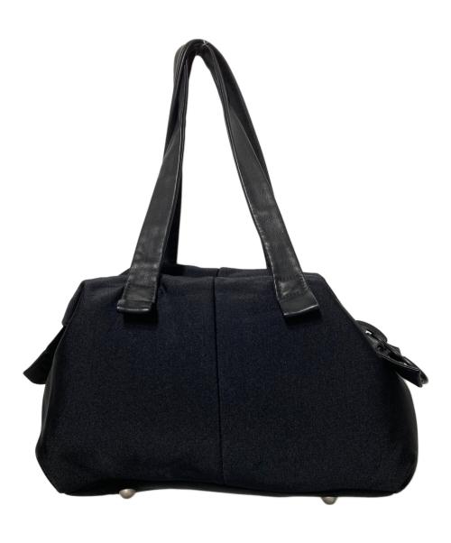 kawa-kawa（カワカワ）kawa-kawa (カワカワ) ビッグファスナートートバッグ ブラックの古着・服飾アイテム