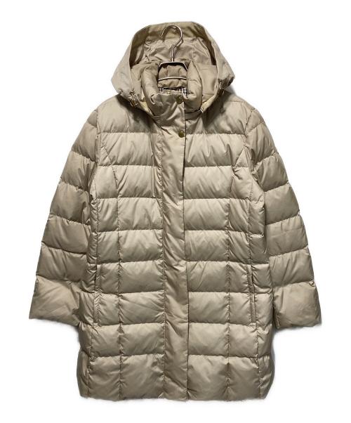 Aquascutum（アクアスキュータム）Aquascutum (アクアスキュータム) ダウンフーデッドコート ベージュ サイズ:freeの古着・服飾アイテム